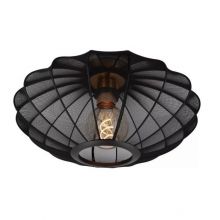Corina plafon E27 15W czarny